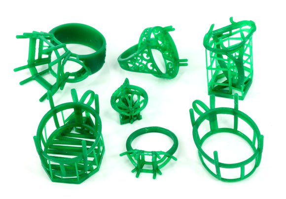 3D Printing Custom-Made Jewellery Resin Prototypes 